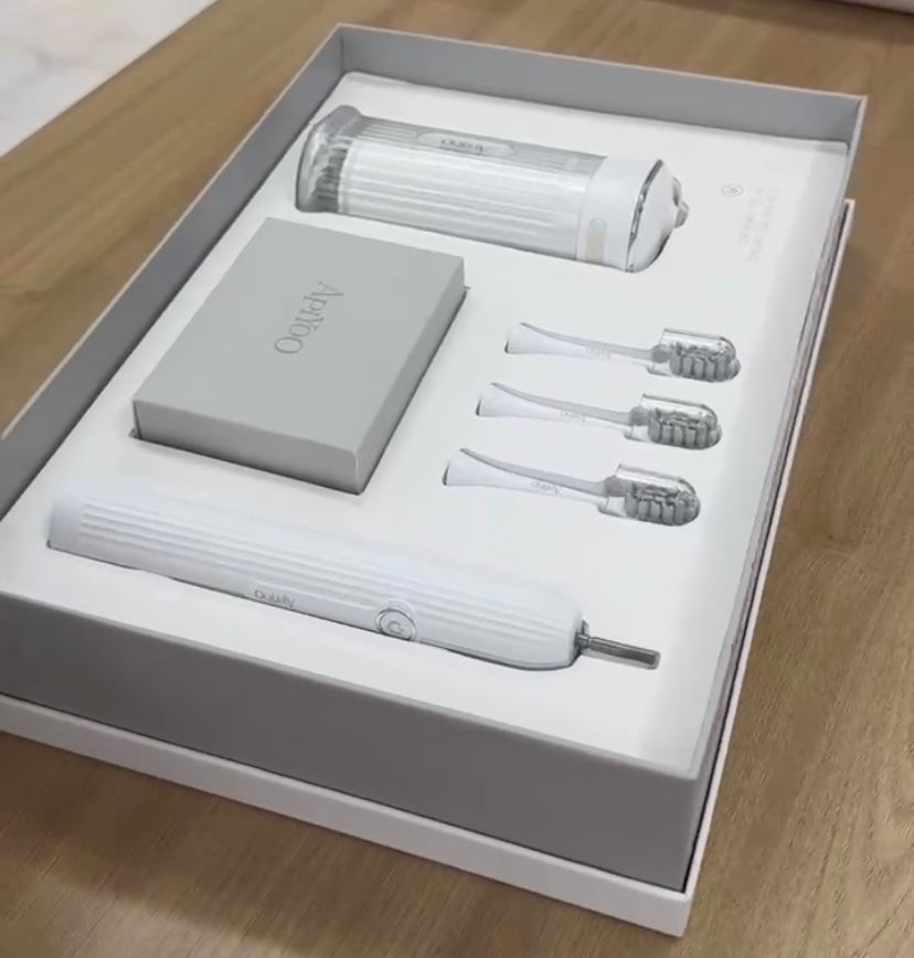 ApiYoo Dental Care Kit: Multi-Head Electric Toothbrush and Water Flosser