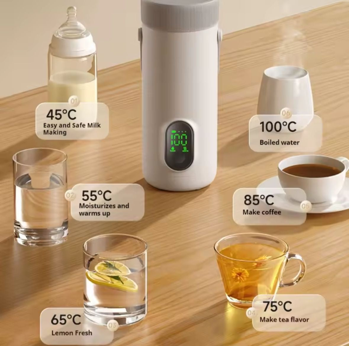 Rechargeable electric kettle