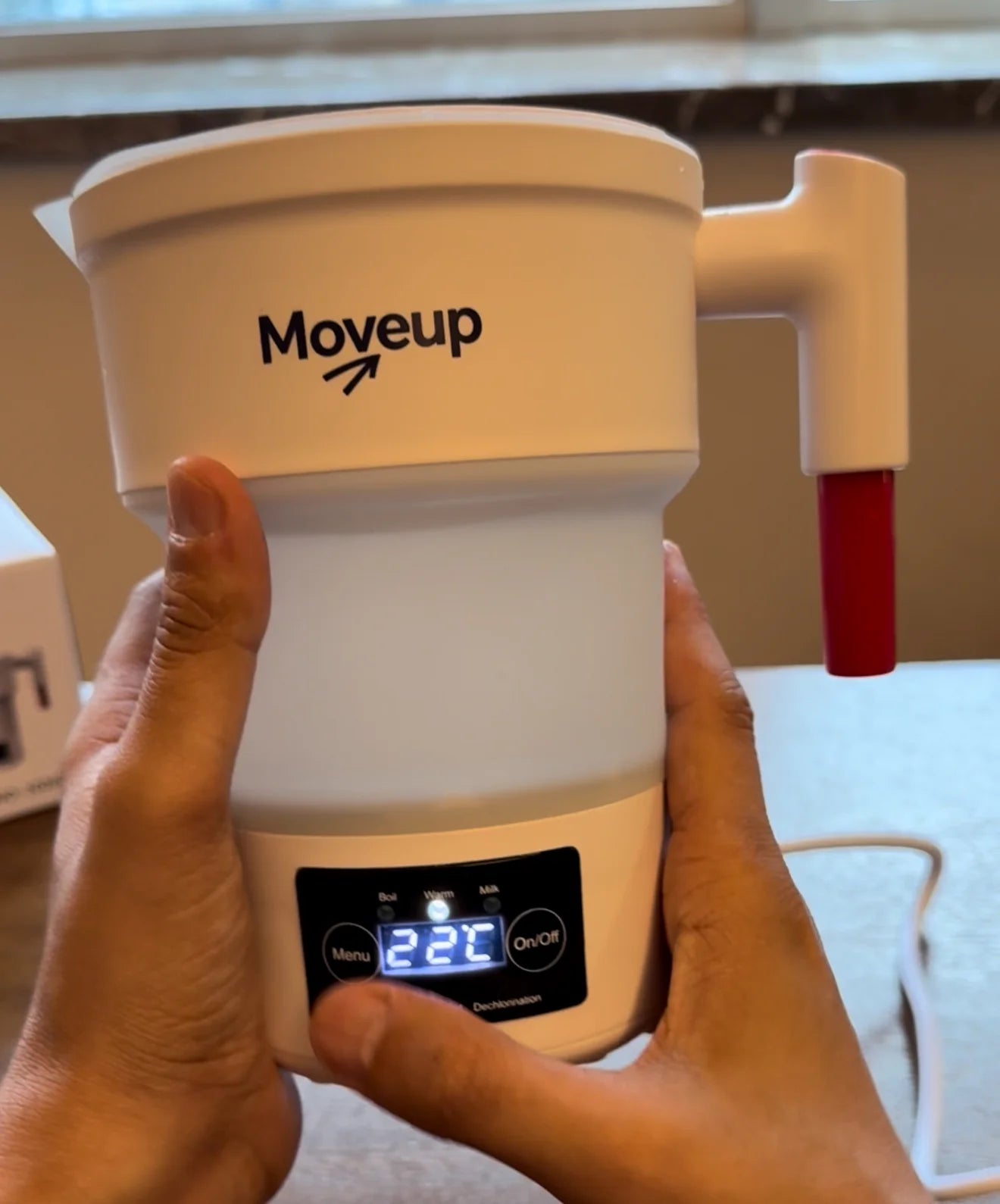 غلاية السفر القابلة للطئ من moveup