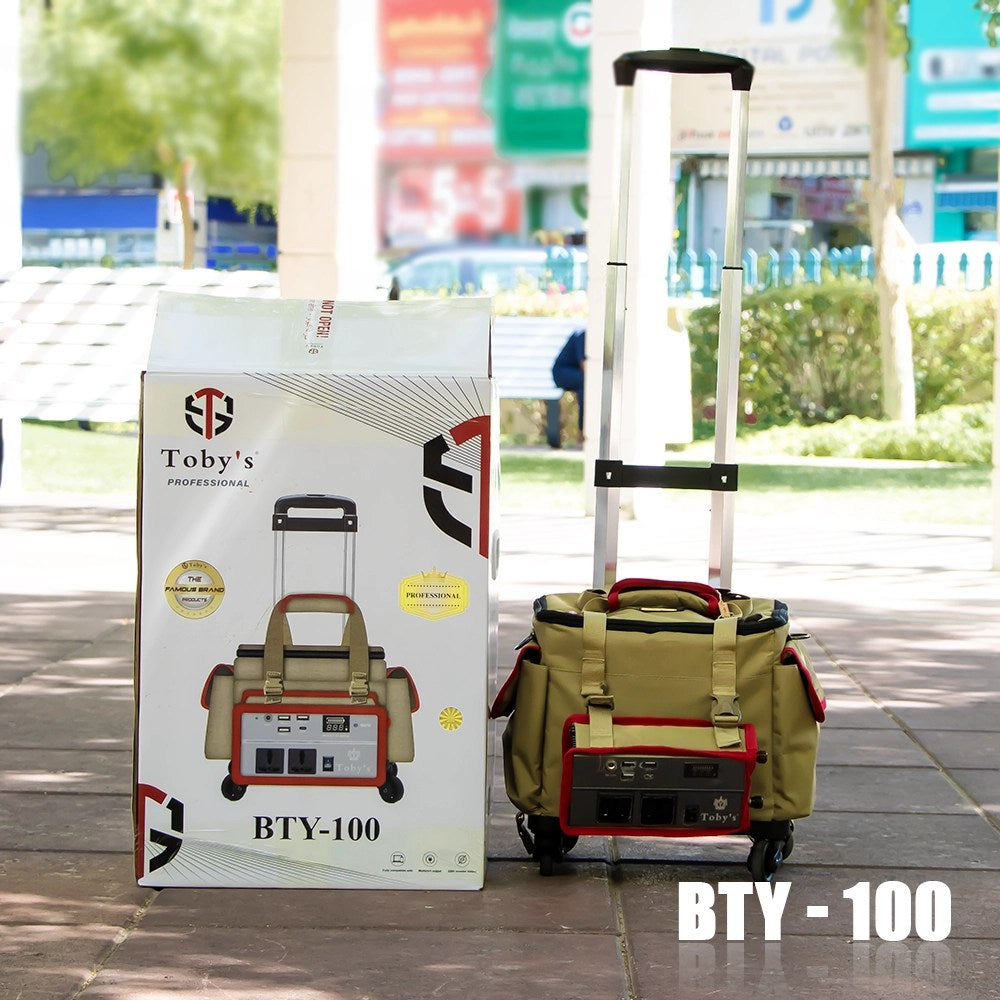 TOPES Camping Battery Power Station - 80A Power Inverter Rechargeable Battery