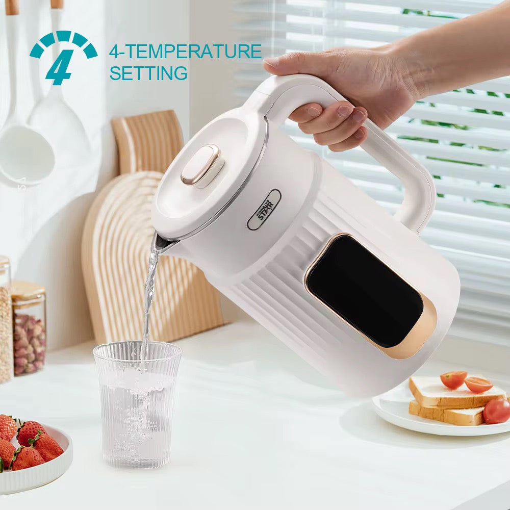 غلاية كهربائية ستانلس ستيل محمولة، مع خاصية العزل الحراري وحفظ الحرارة من WINNING STAR