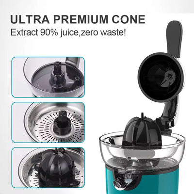 عصارة كهربائية صغيرة للفواكه الحمضية من الستانلس ستيل مع مقبض من WINNING STAR