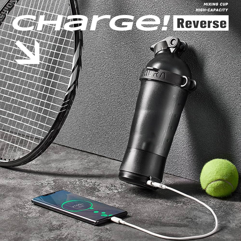 Rechargeable Electric Portable Protein Shaker Bottle