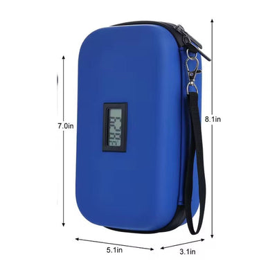 حقيبة تبريد الأنسولين محمولة للسفر – لحمل أدوية مرضى السكري سعة كبيرة معزولة لأقلام الأنسولين