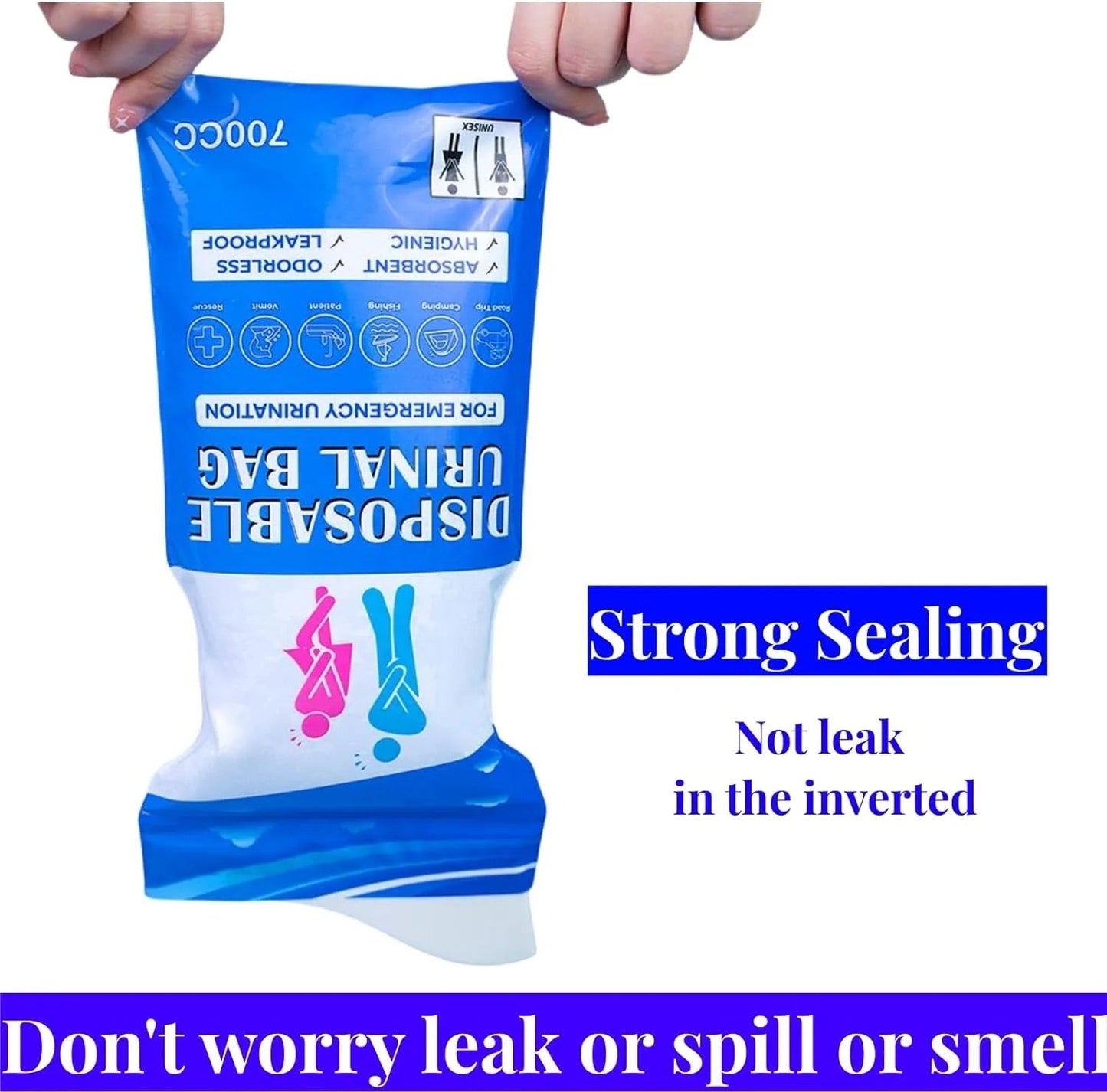 كيس البول لحالات الطوارئ .. عدد 3 قطع