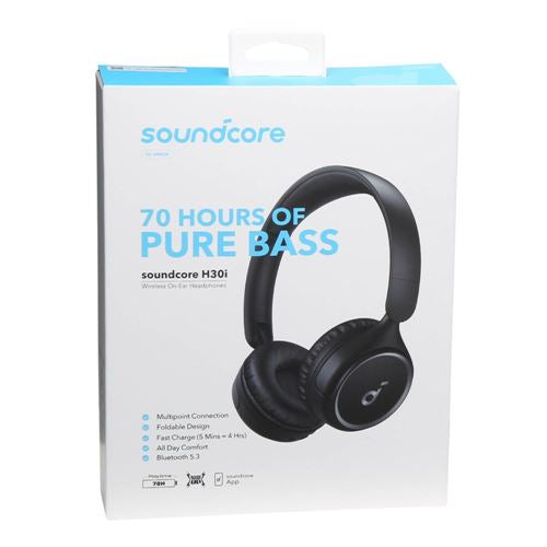 سماعة رأس مريحة Soundcore H30i ببطارية تصل الي 70 ساعة عمل من Anker