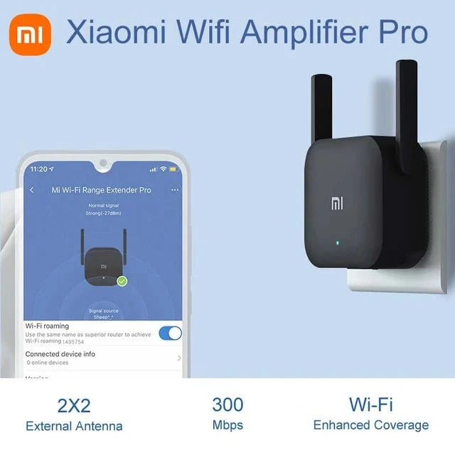 جهاز مقوي لتعزيز وتوسيع تغطية شبكة الواي فاي من Xiaomi