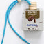 Hanging car air freshener with multiple scents