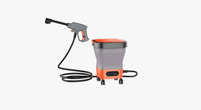 مسدس تنظيف مع خزان ماء سعة 15 لتر قابل للطي و بطارية 3000 مللي أمبير من Porodo