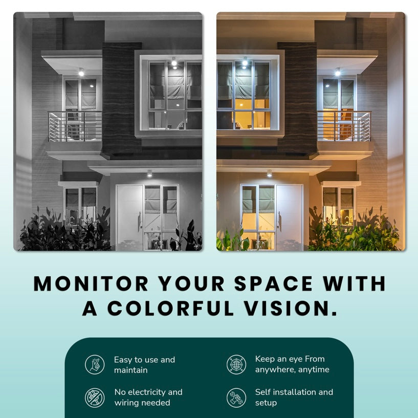 كاميرا Promage Connect Solar Power PTZ، الطراز PC-S303-4G-B