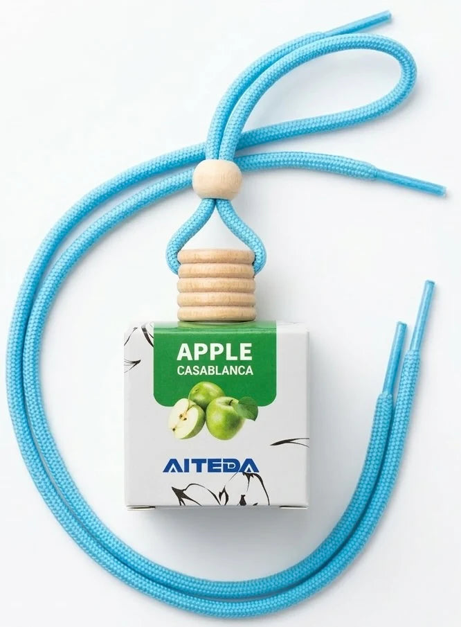 Hanging car air freshener with multiple scents