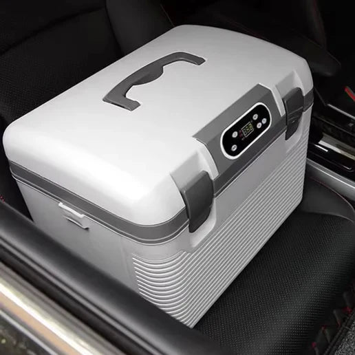 ثلاجة الرحلات سعة 19 لتر بقوة 12 فولت/24 فولت/220 فولت للاستخدام المزدوج للتدفئة والتبريد