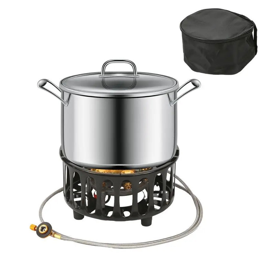 7-burner camping and outdoor stove