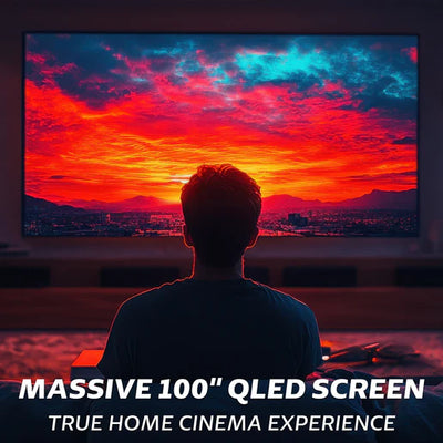 تلفزيون ذكي من General Gold بوصه 100 4K QLED موديل 2025