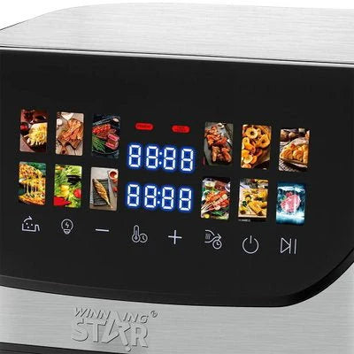 قلاية هوائية ذكية WINNING STAR ST-9694 سعة 8 لتر مع واي فاي وشاشة رقمية ملونة – 2200 واط