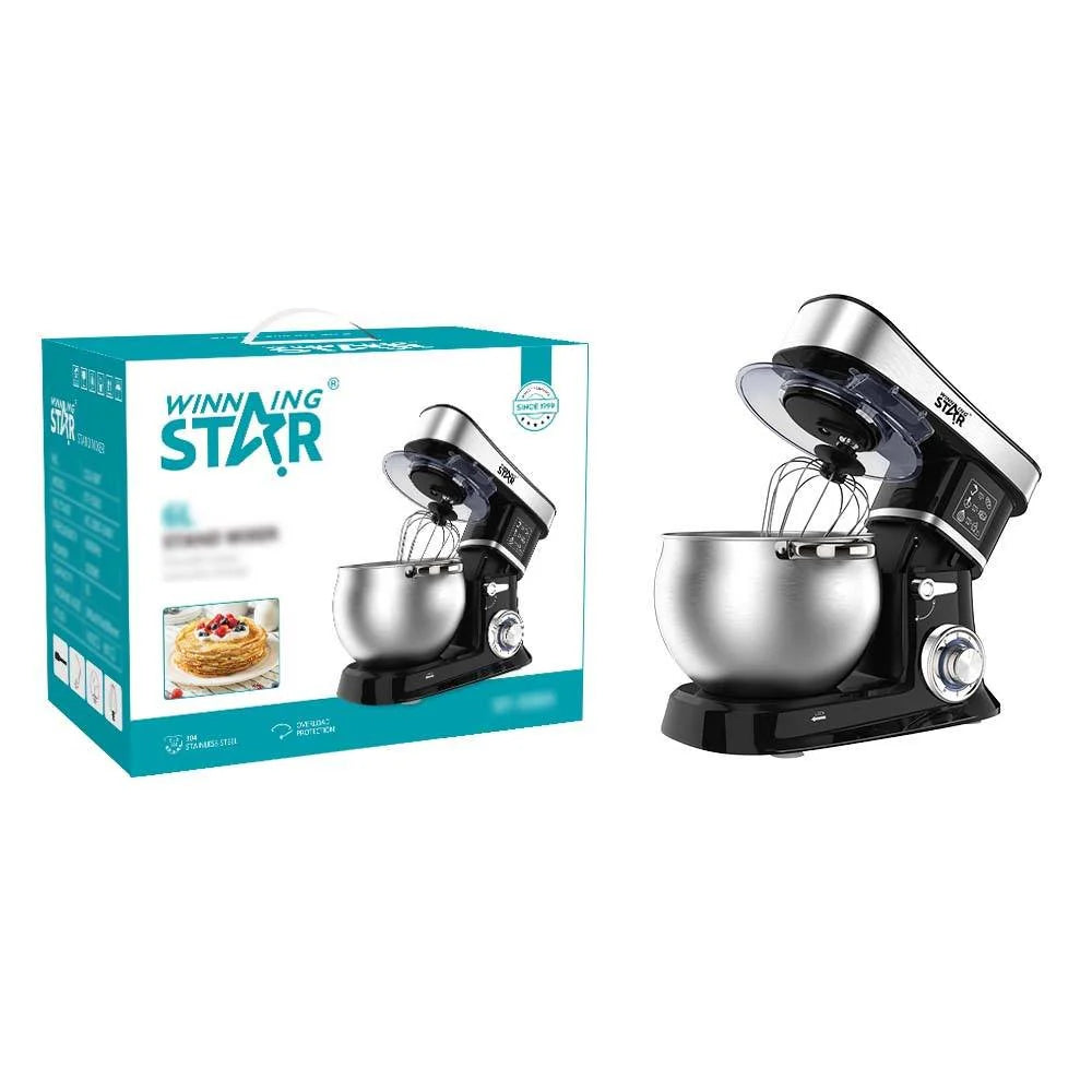 خلاط وعجانة المطبخ WINNING STAR ST-5303 سعة 6 لتر – 1200 واط