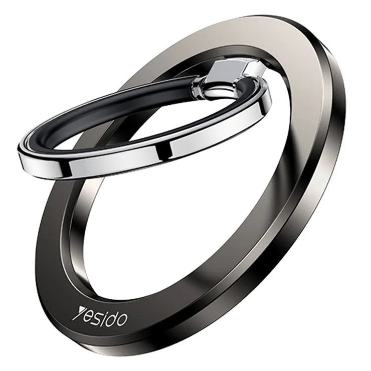 حامل هاتف خلفي YESIDO C205 بحلقة مغناطيسية مزدوجة الوجه