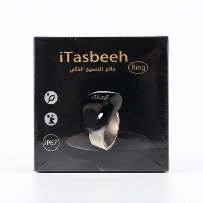 Smart Tasbih ring for easy dhikr tracking, waterproof