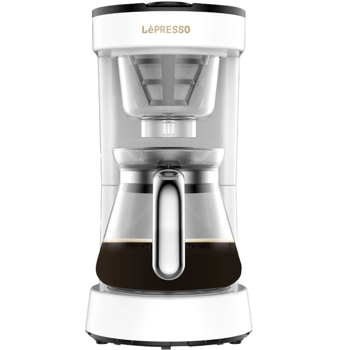صانعة القهوة المقطرة LePresso بسعة 0.75 لتر – قدرة 700 واط – إيقاف تشغيل تلقائي – لون أبيض