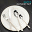 طقم ملاعق وشوك وسكاكين Winning Star ST-7200 – 24 قطعة ستانلس ستيل