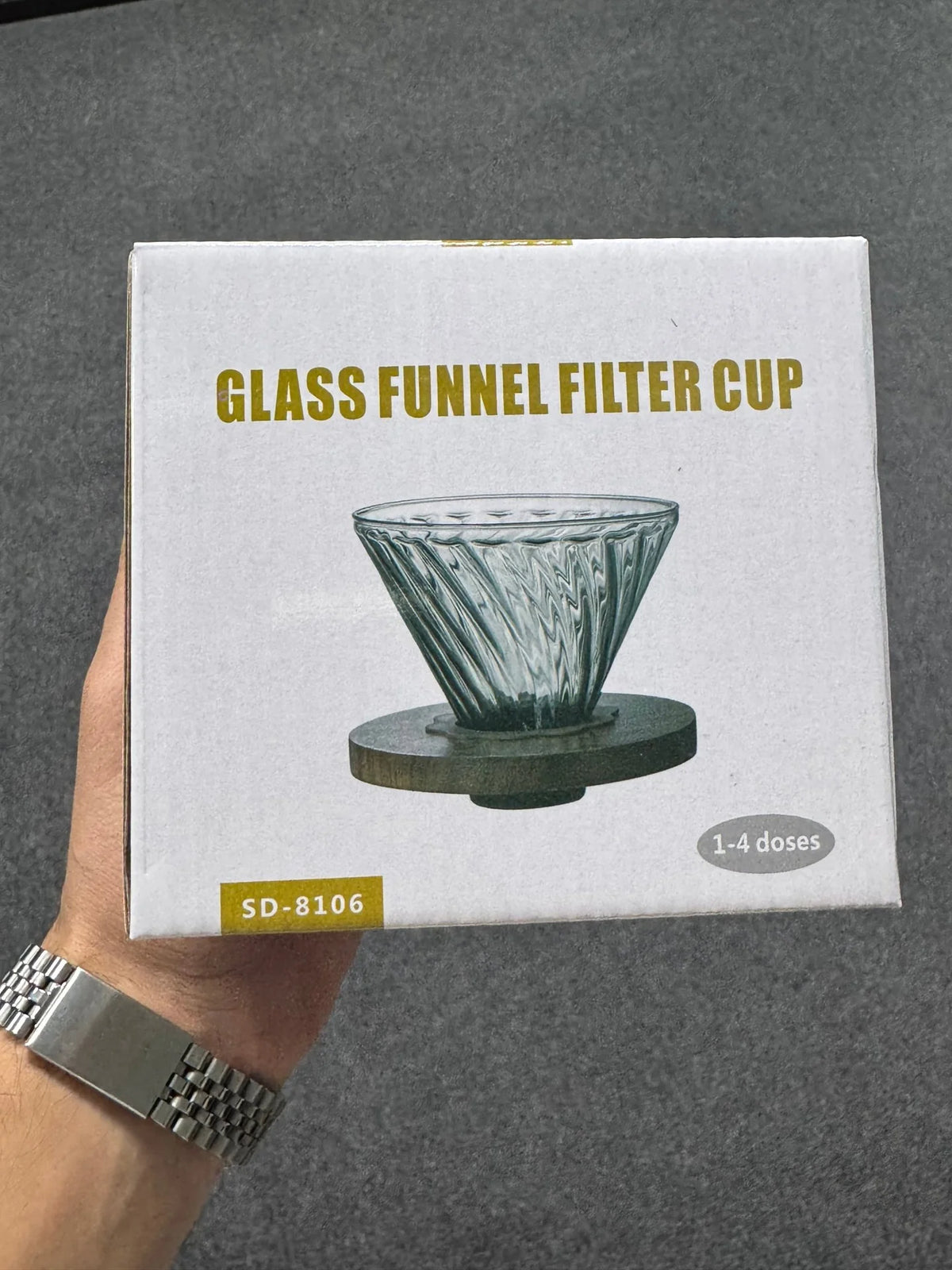 طقم قهوة V60 محمول فاخر 9 قطع مع حقيبة