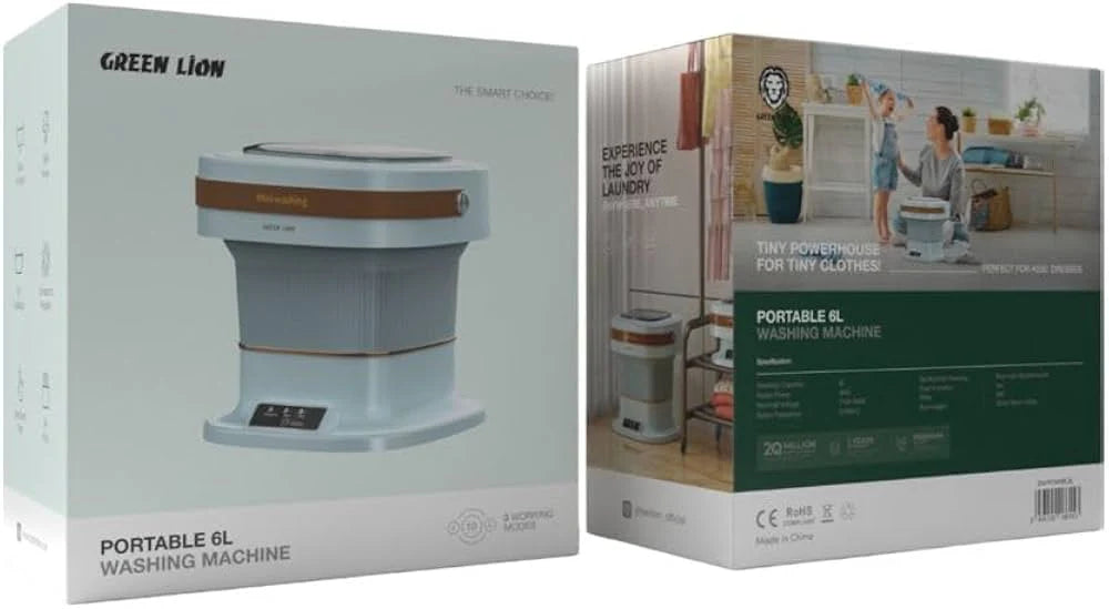 Green Lion Portable Washing Machine 6L - Lightweight and Practical