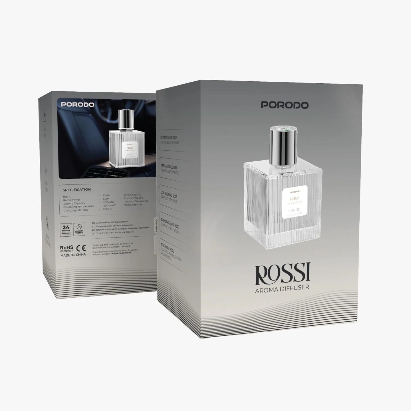 معطر rossi هواء للسيارة والمنزل من Porodo