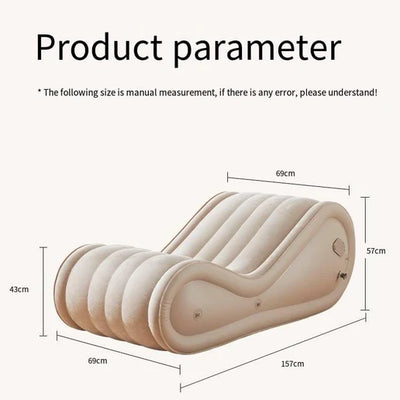 أريكة هوائية عريضة ذاتية النفخ بمضخة مدمجة، مناسبة للمنزل والتخييم