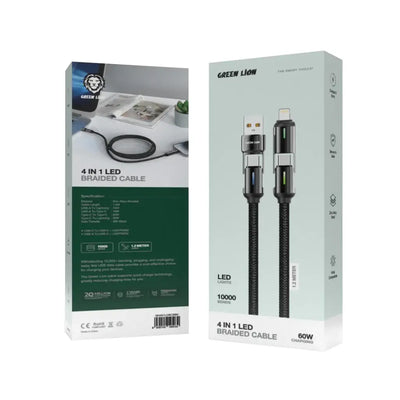 Green Lion 4-in-1 Cable - 60W