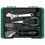 مجموعة أدوات متكاملة Green Lion GTS-700 (213 قطعة) مع مفك كهربائي لاسلكي