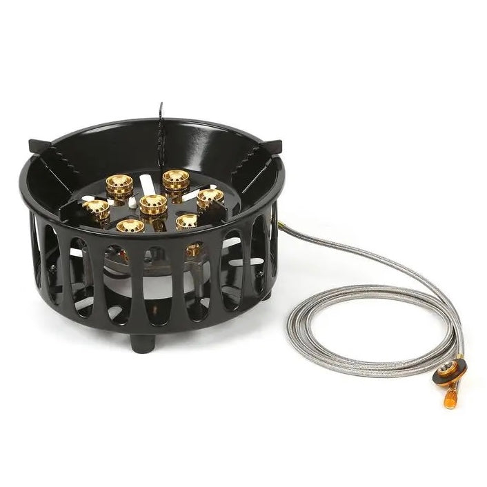7-burner camping and outdoor stove