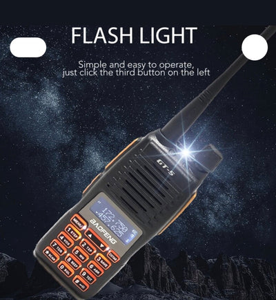 جهاز لاسلكي محمول ثنائي من Baofeng GT5