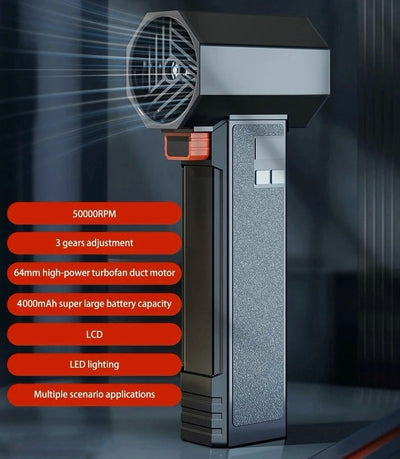 طارد هواء متعدد الوظائف مع ضوء LED و3 مستويات للسرعة  BOOSTER TF64