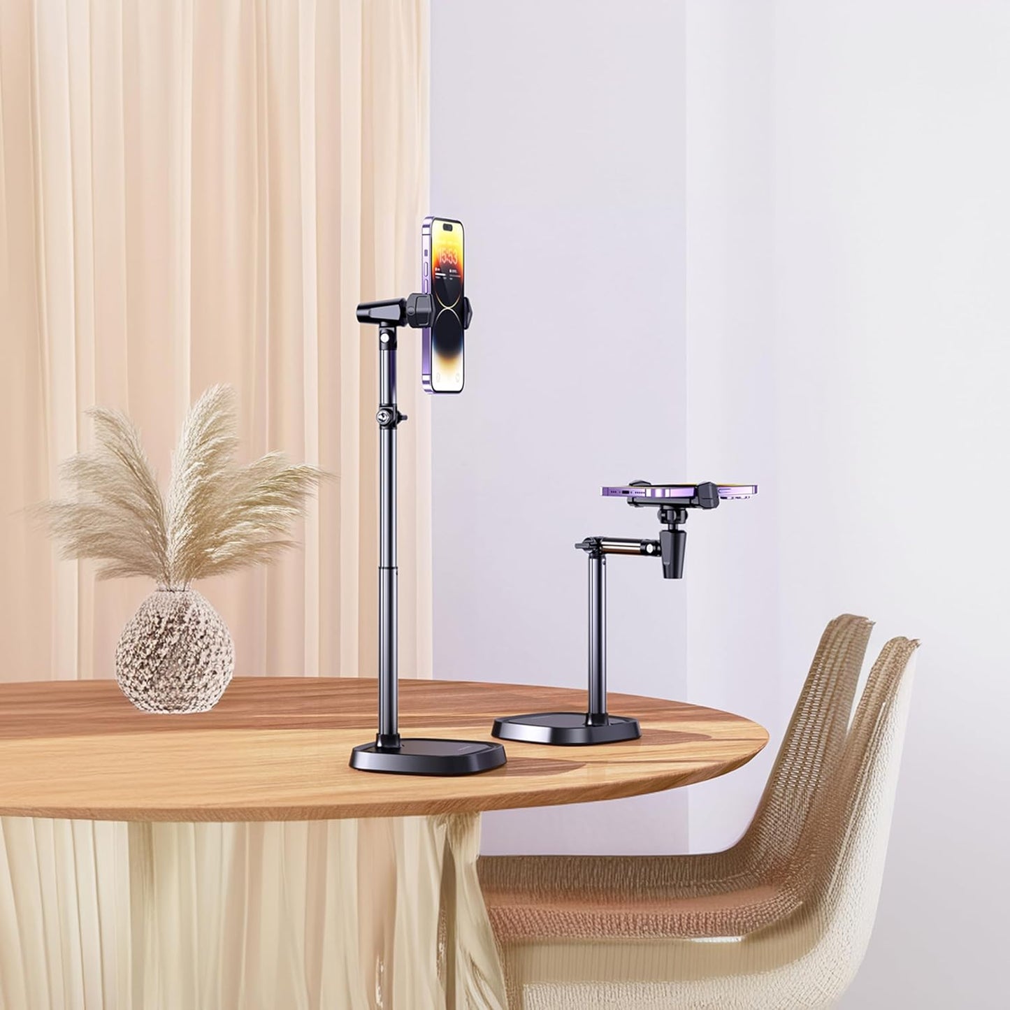 Desktop Telescopic Holder - Black by Porodo