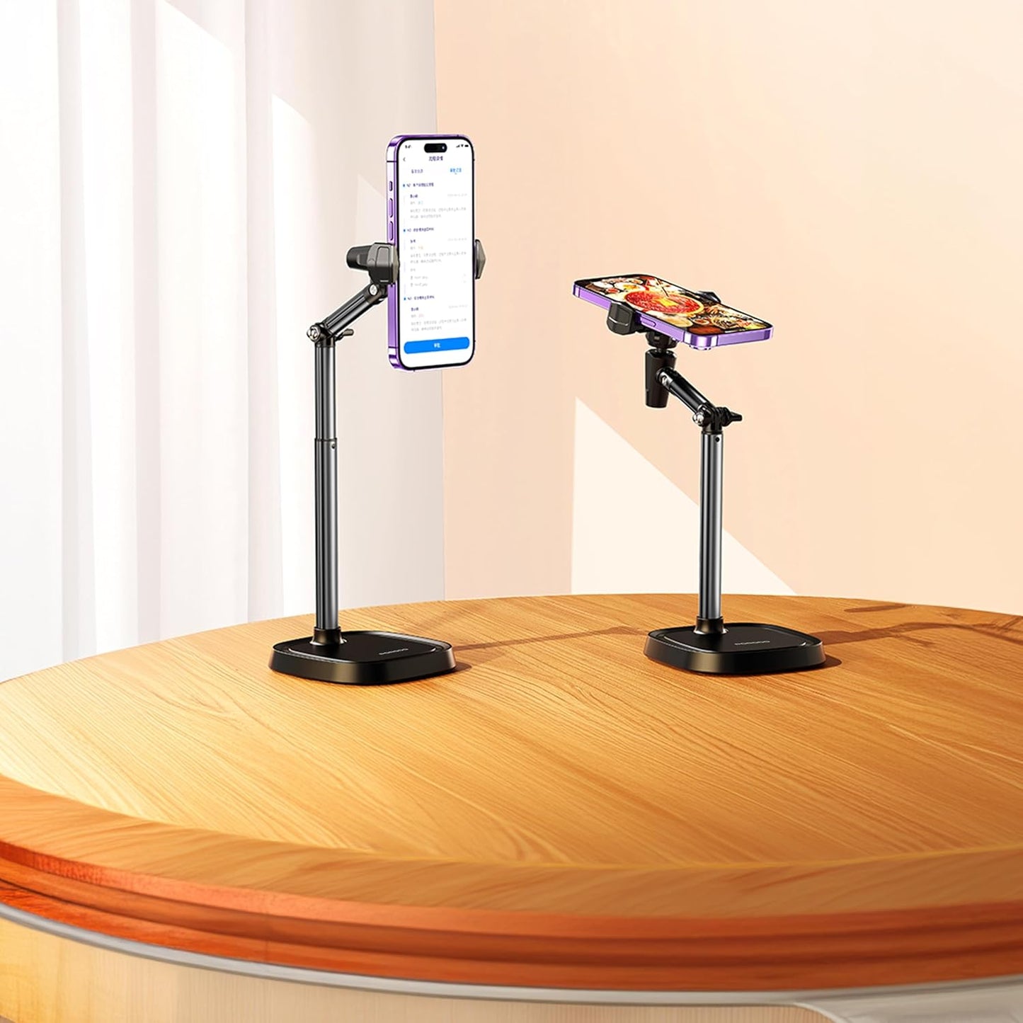 Desktop Telescopic Holder - Black by Porodo