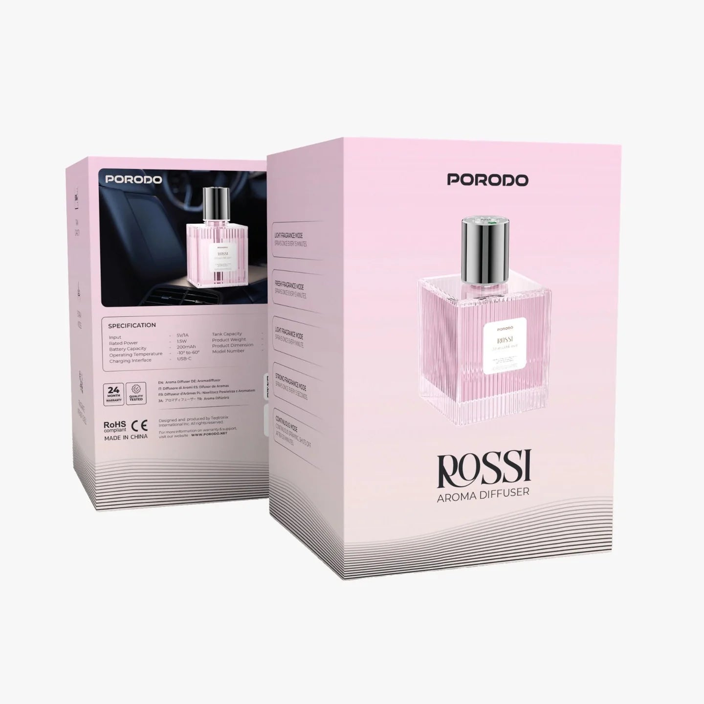 معطر rossi هواء للسيارة والمنزل من Porodo