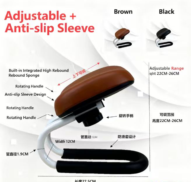 كرسي دعم الصلاة والجلوس مقعد مبطن الاصدار المطور