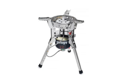 موقد غاز بأرجل طويل ثابت علي الأسطح و قابل للطي