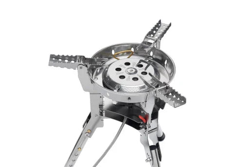 موقد غاز بأرجل طويل ثابت علي الأسطح و قابل للطي