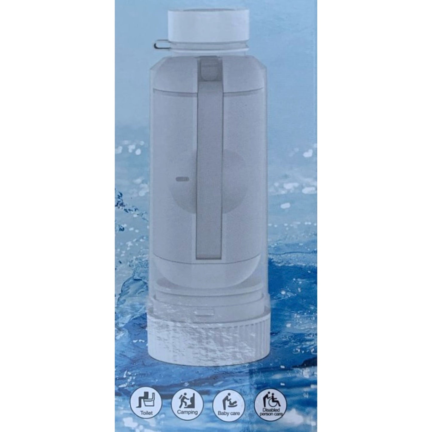 شطاف السفر قابل لإعادة الشحن مع عبوة للماء الإصدار الجديد