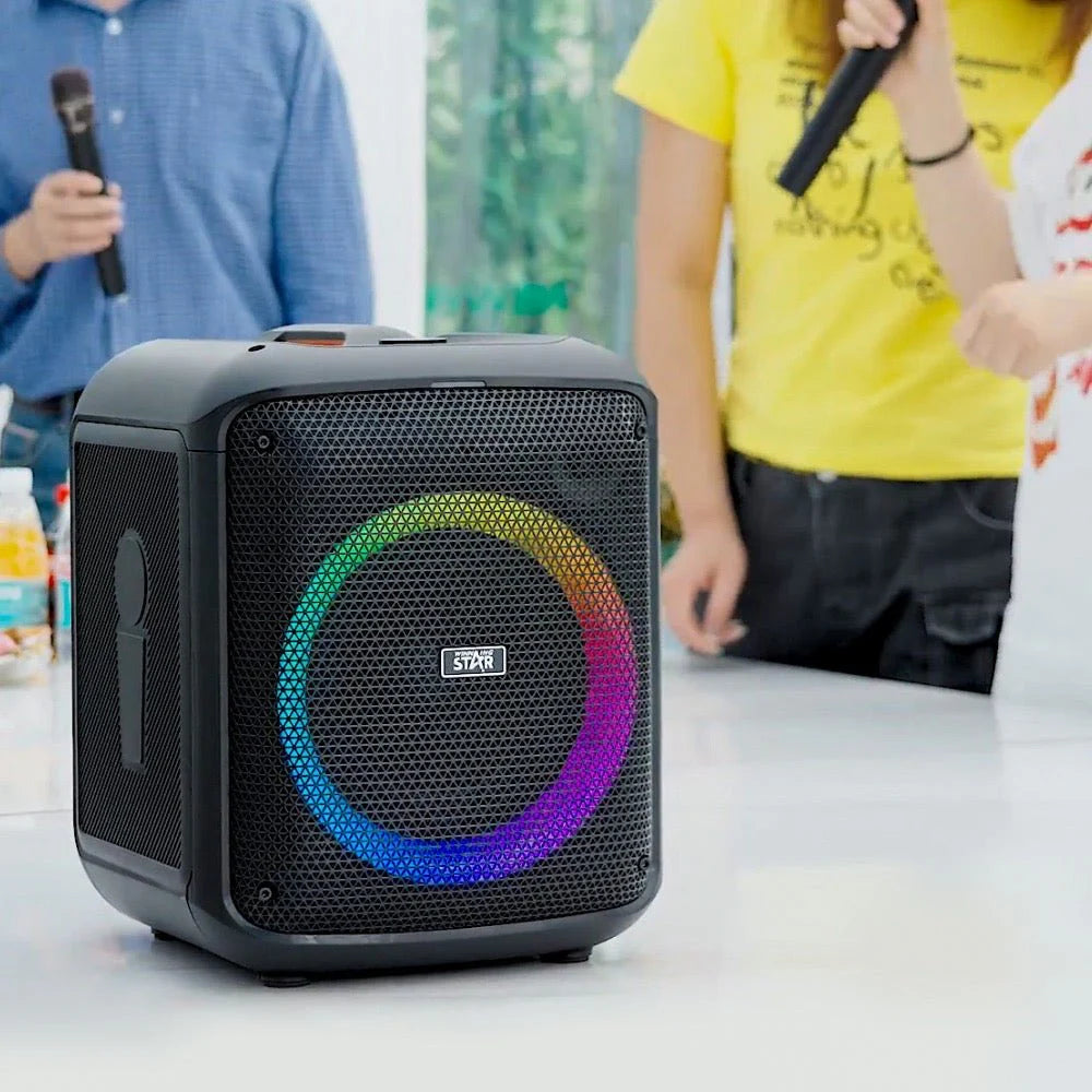 Winning Star ST-8101 Portable Party Box – Portable Party Speaker with RGB Lighting and Powerful Bass, up to 11.5 Hours Playtime