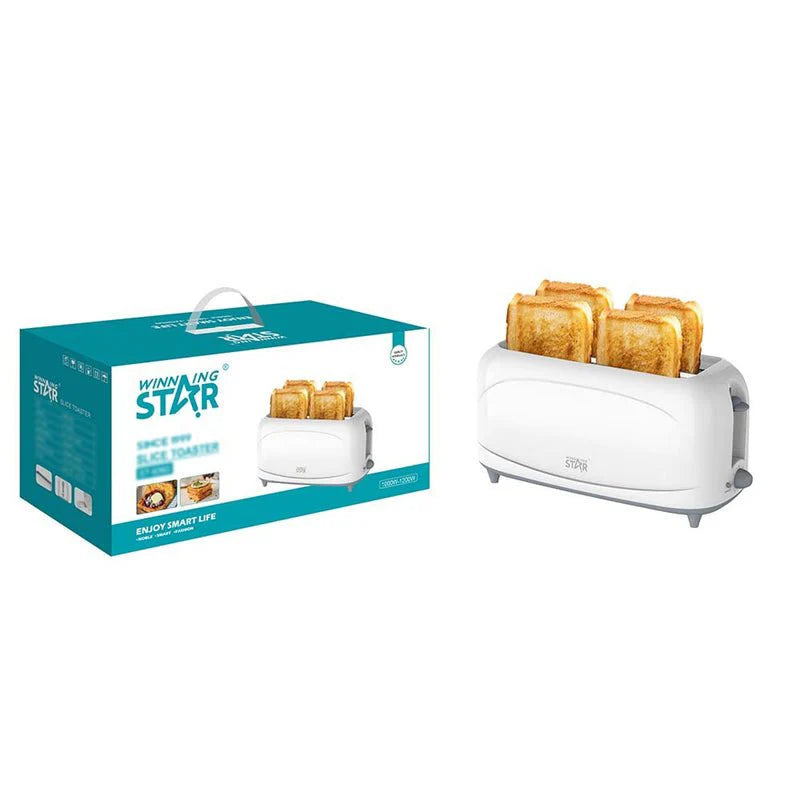 صانعة الساندويتش والإفطار Winning Star ST-9360 – محمصة خبز 4 شرائح بقوة 1200 واط