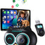 CarPlay adapter for car with rear baby monitor camera and 1080P wireless CarPlay support