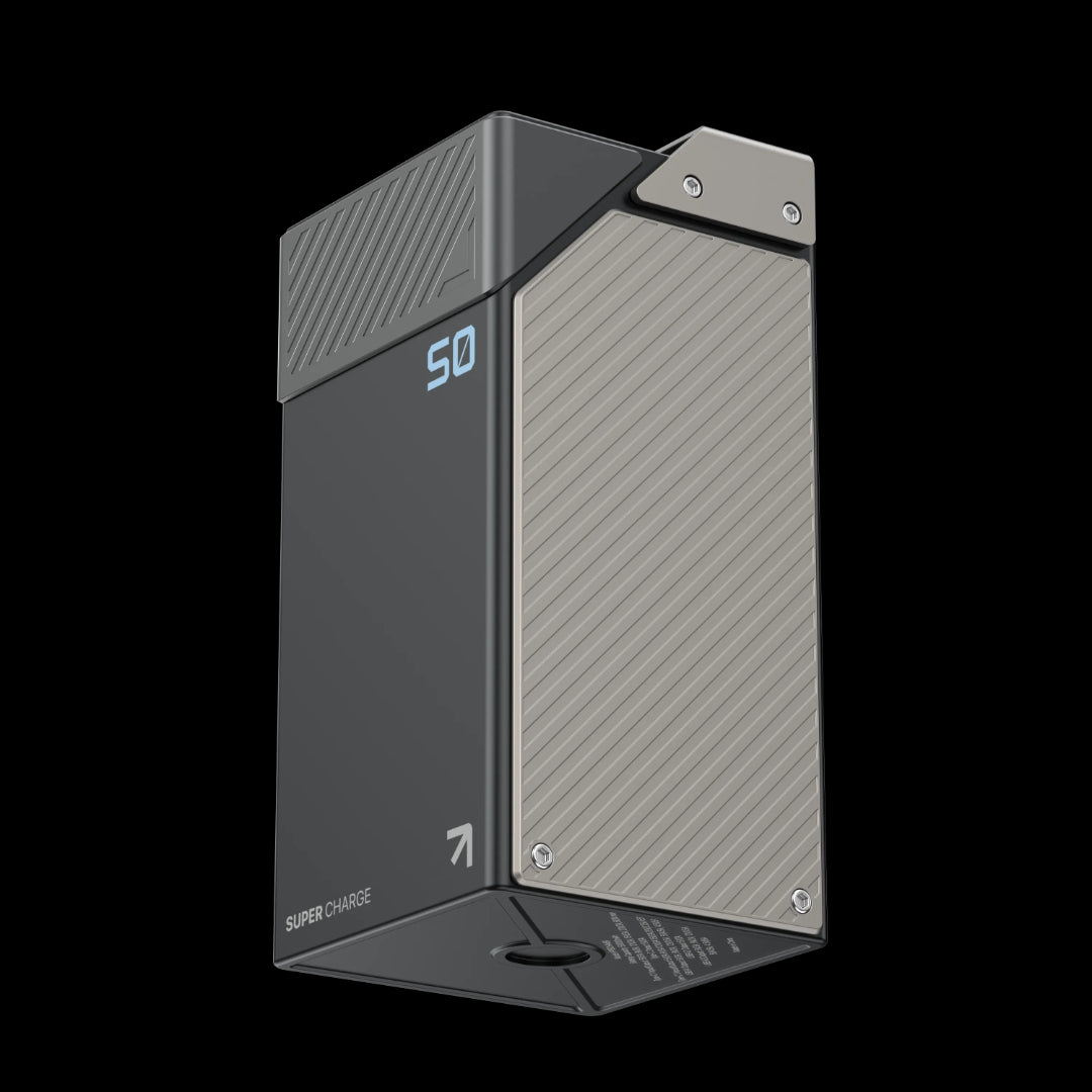 باور بانك  بقوة 5000 مل أمبير، قدرة 65 واط متعدد المناف من powerology