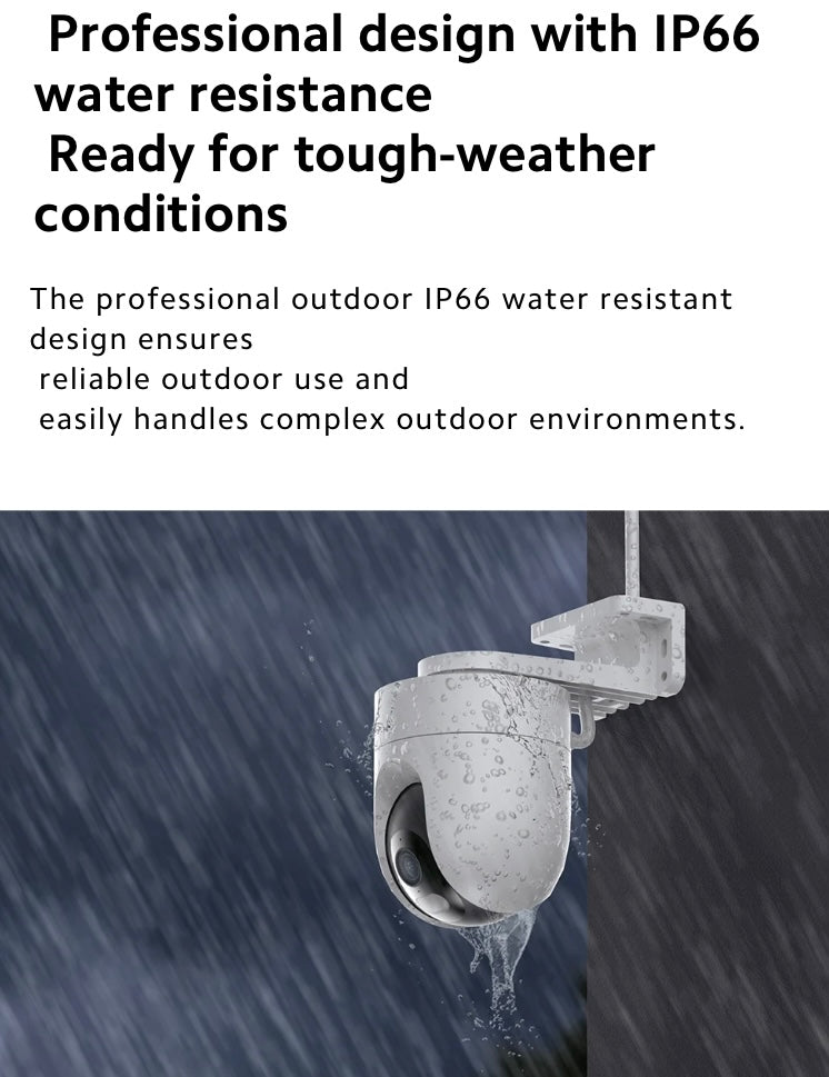 كاميرا خارجية بدقة صورة فائقة الوضوح 2.5K، أمان ذكي لظروف الطقس القاسية من Xiaomi