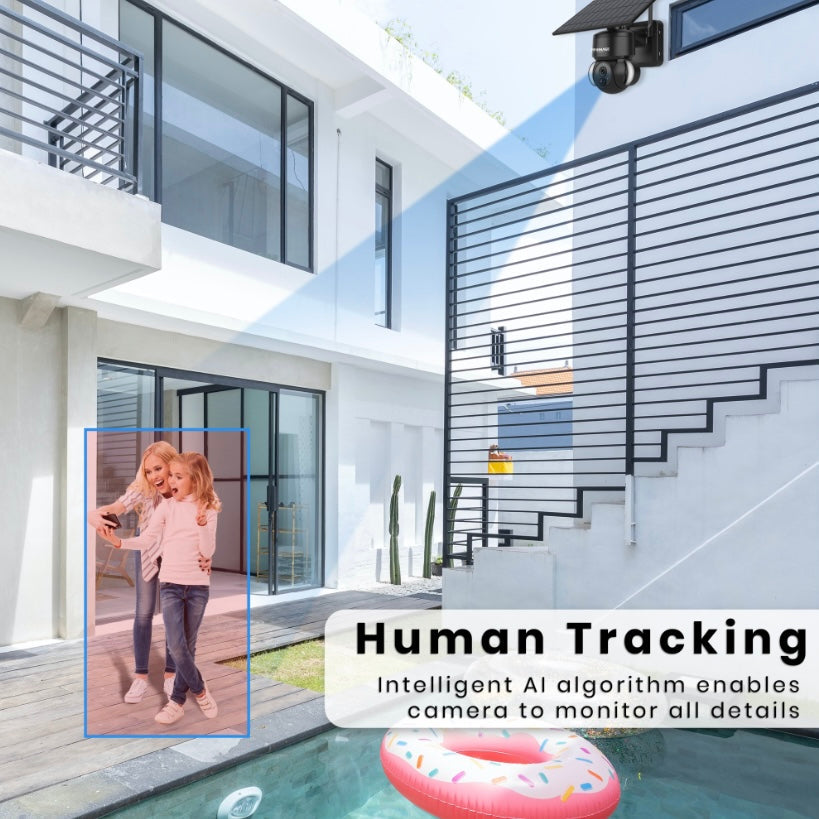 كاميرا Promage Connect Solar Power PTZ، الطراز PC-S303-4G-B