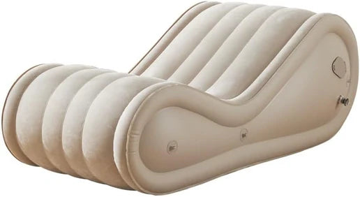 أريكة هوائية عريضة ذاتية النفخ بمضخة مدمجة، مناسبة للمنزل والتخييم