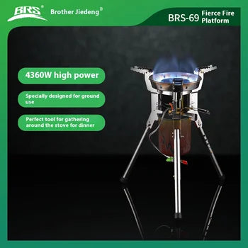 Windproof Portable Folding Gas Stove with Extendable Legs