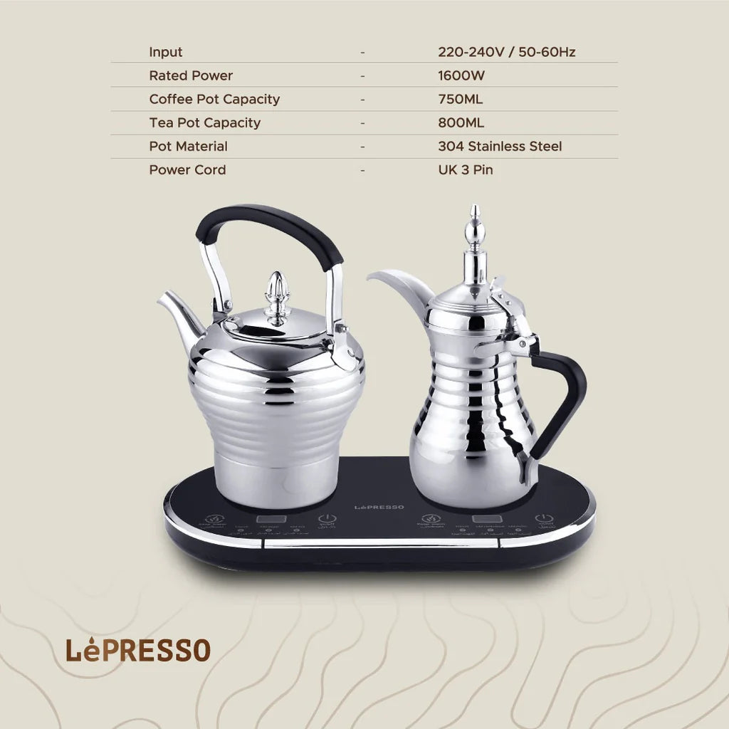 Lepresso Dual Coffee and Tea Pot