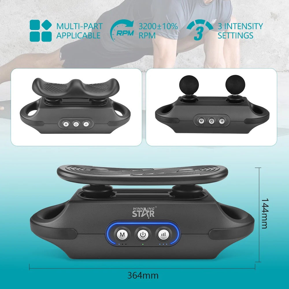جهاز تدليك البطن متعدد السرعات مع أزرار التحكم لمساج افضل من Winning Star